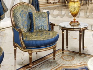 14463 - Fabric armchair with armrests _ Modenese Luxury Interiors